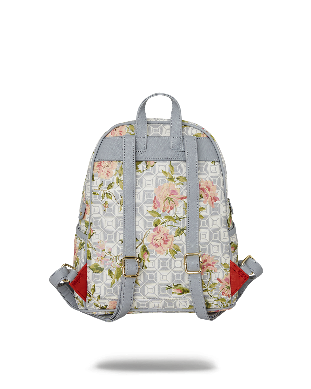 African Intelligence Savage Backpack side view, showcasing faux leather exterior and adjustable straps