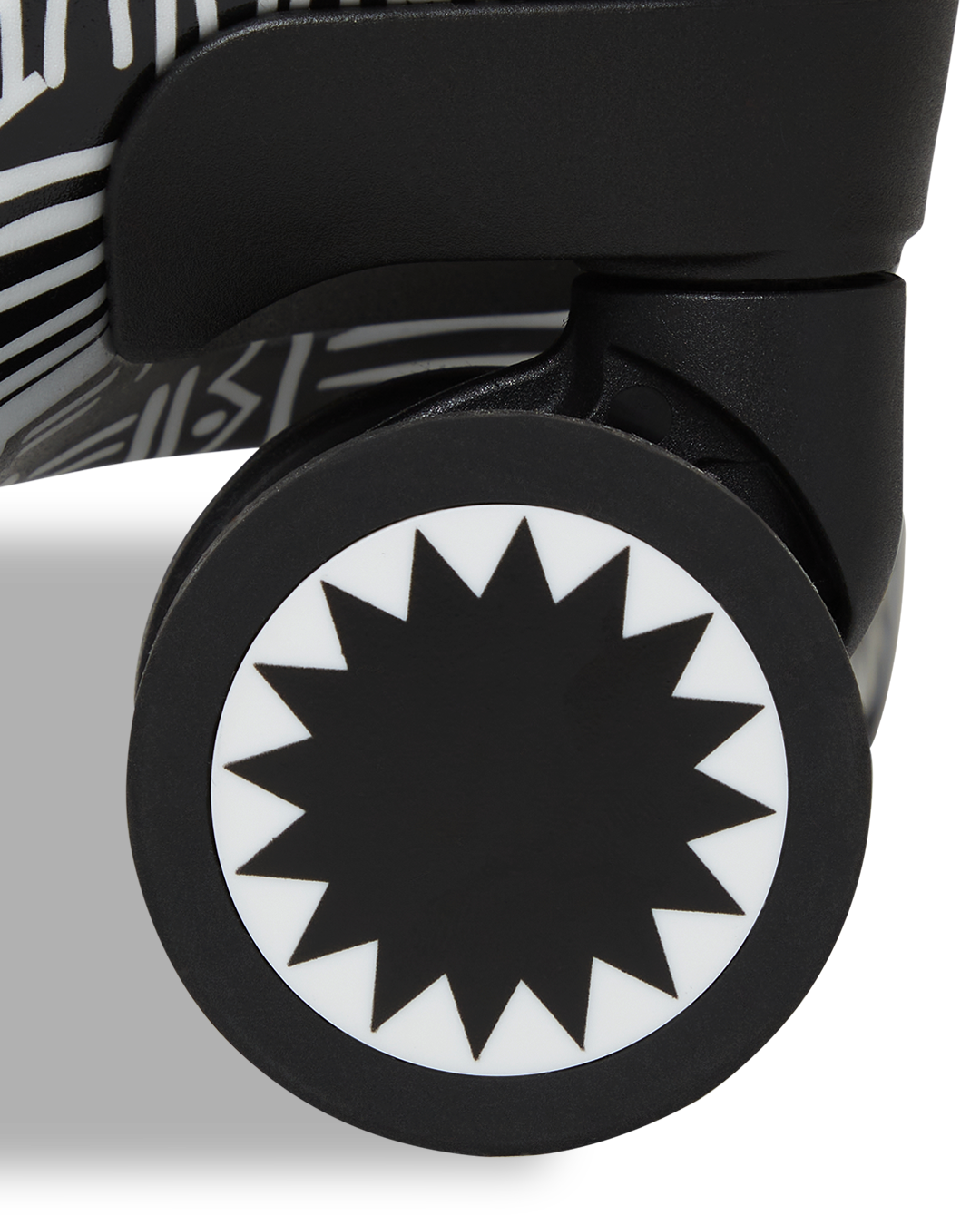 A.I. African Intelligence Skyhawk Carry-On Luggage in use, demonstrating its smooth movement with double spinner wheels