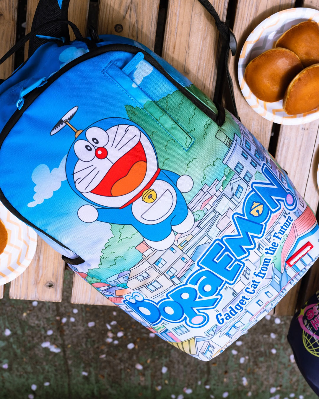 Doraemon kids backpack with ergonomic design and adjustable straps