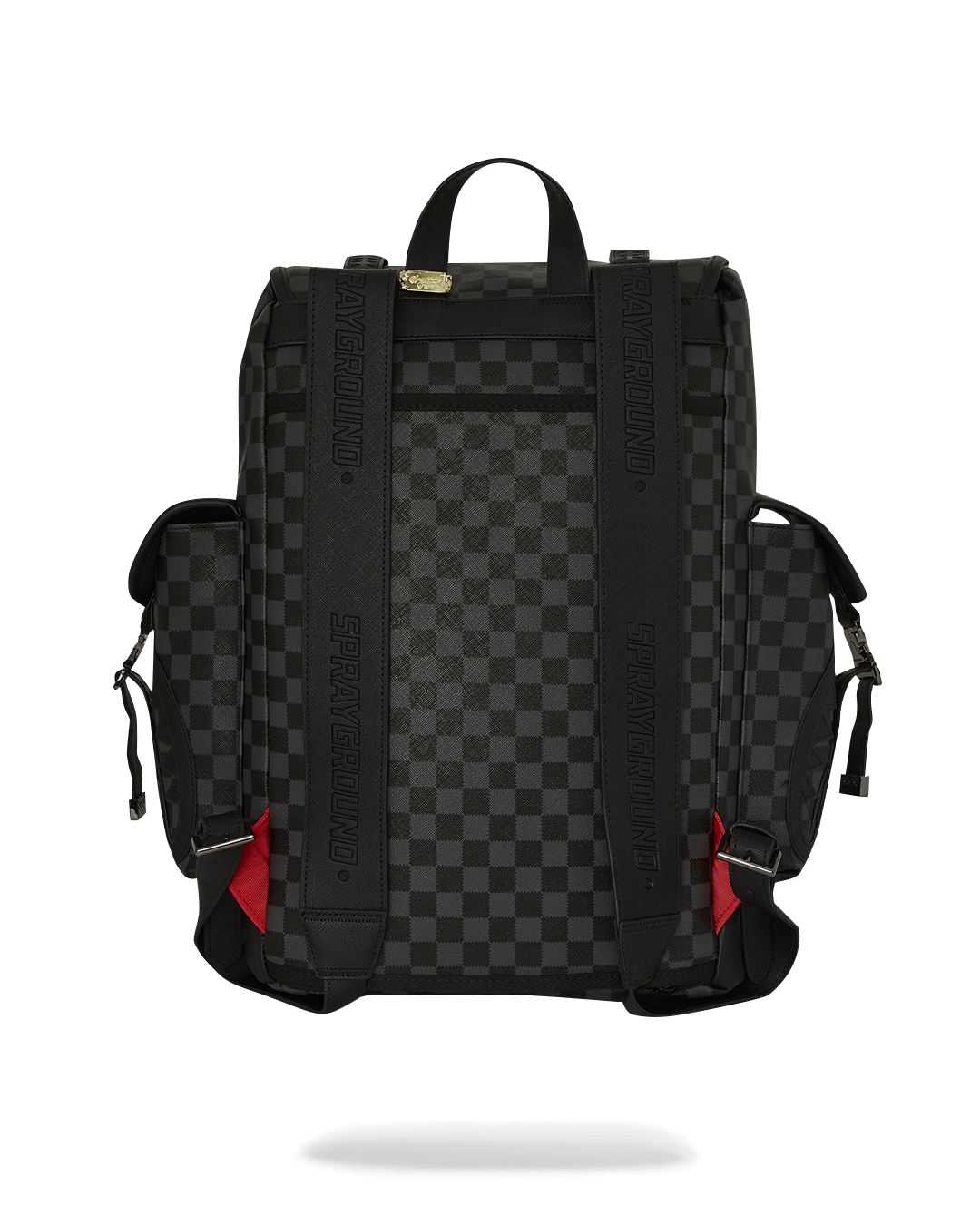 Stylish midnight sharkmouth backpack with adjustable straps.