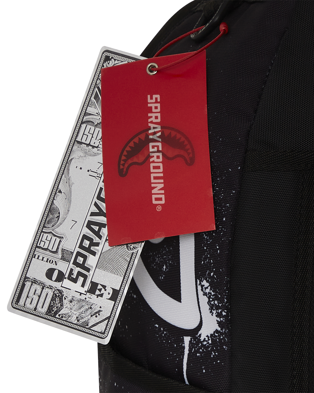 Stranger Things Hellfire backpack front view with zippered pockets
