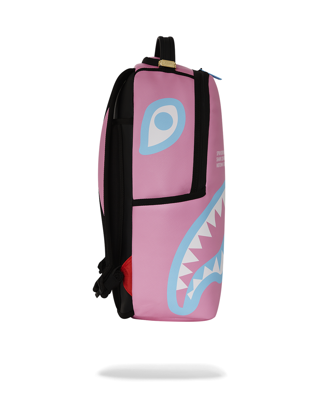 Close-up of backpacks padded laptop compartment and organizer pockets