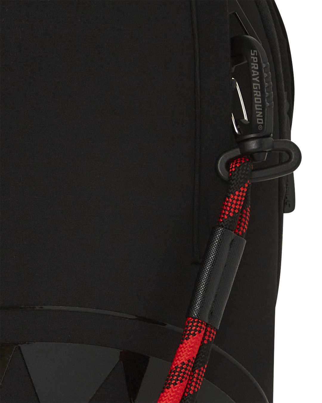 Interior shot of the backpack highlighting the velour laptop compartment and organization pockets