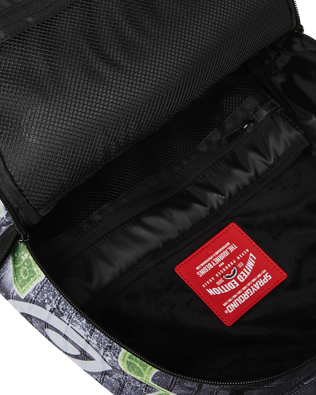 Side angle highlighting the side pockets and adjustable straps