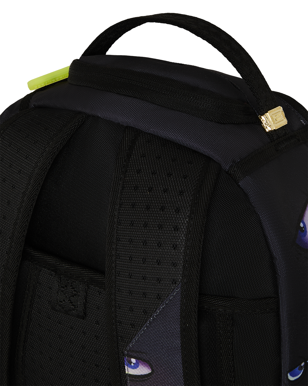 Lifestyle shot of backpack in use at night, showcasing glow effect.