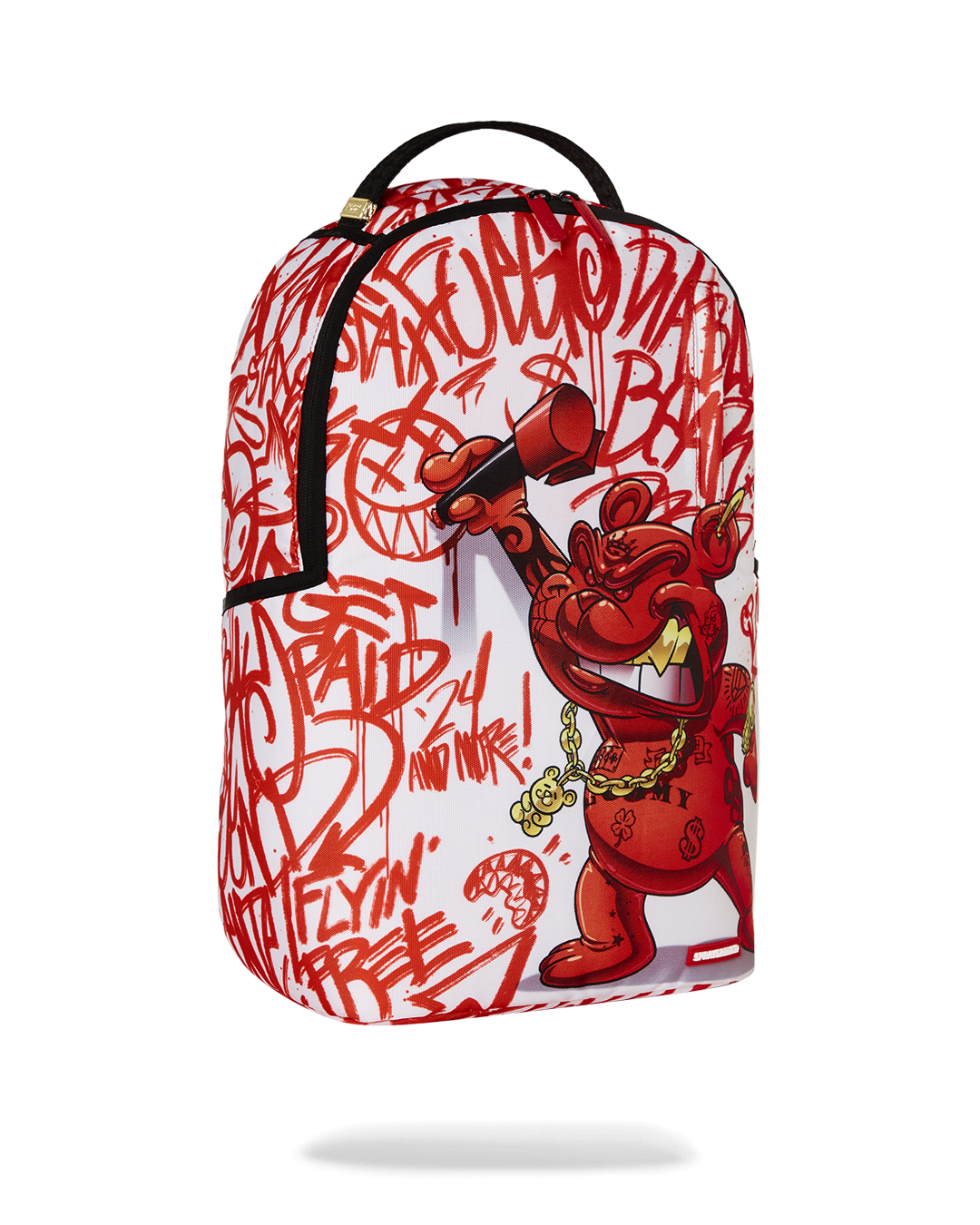 Sprayground Diablo Gallery DLXR backpack with ergonomic mesh back padding and adjustable straps