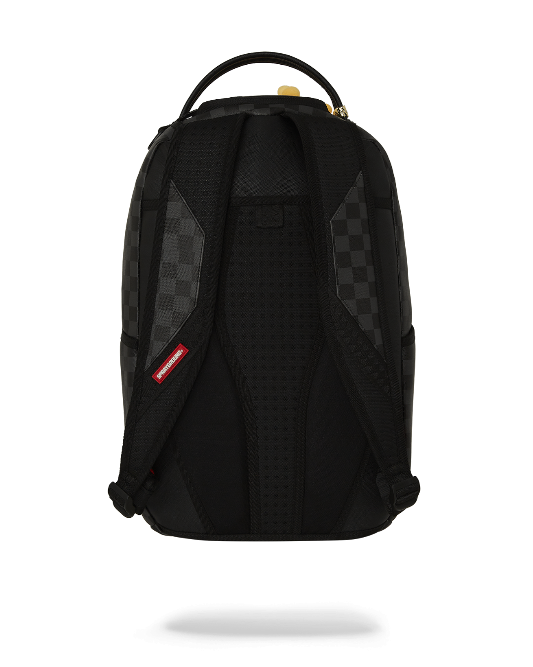 Astromane Adventure Backpack showcasing its ergonomic design and gold zippers.