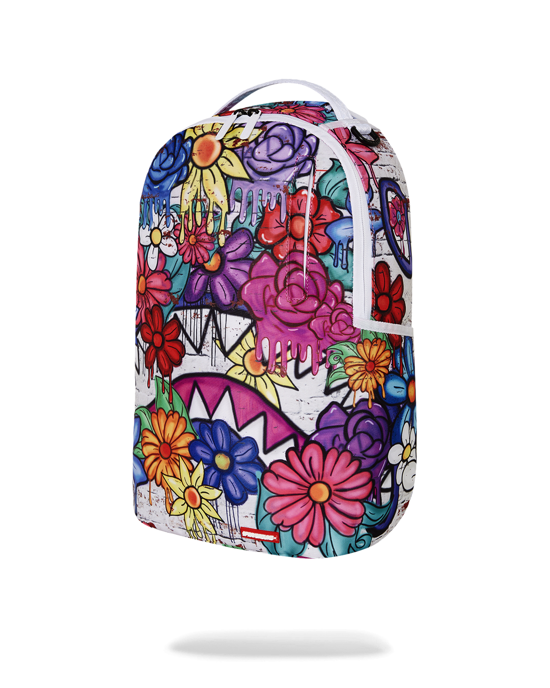 Front view of travel backpack for women with sleek gold hardware