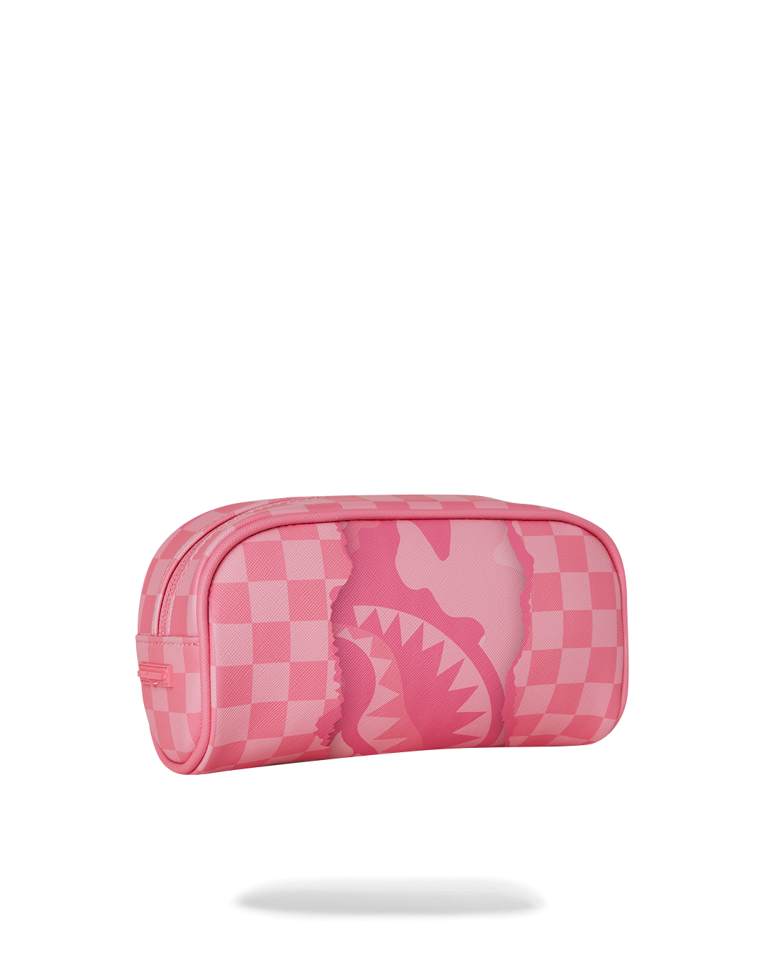 Compact PVC pouch ideal for travel, showcasing makeup storage.