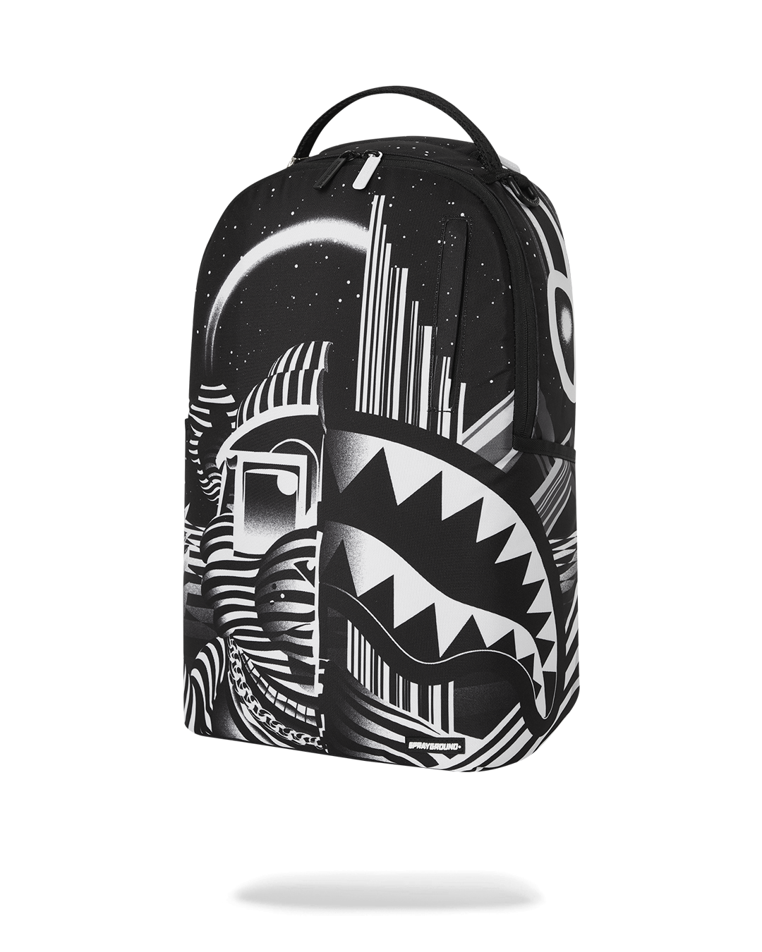 Sprayground backpack with velour laptop compartment and mesh organizer