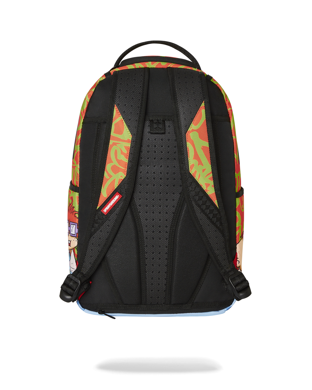 Rugrats Showtime Deluxe travel backpack with ergonomic back padding and adjustable straps.