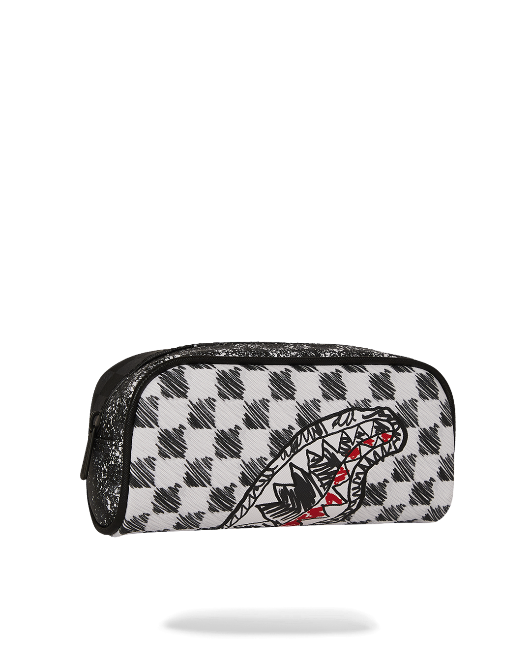 Small PVC pouch with a zipper closure, great for organizing pencils and makeup essentials.