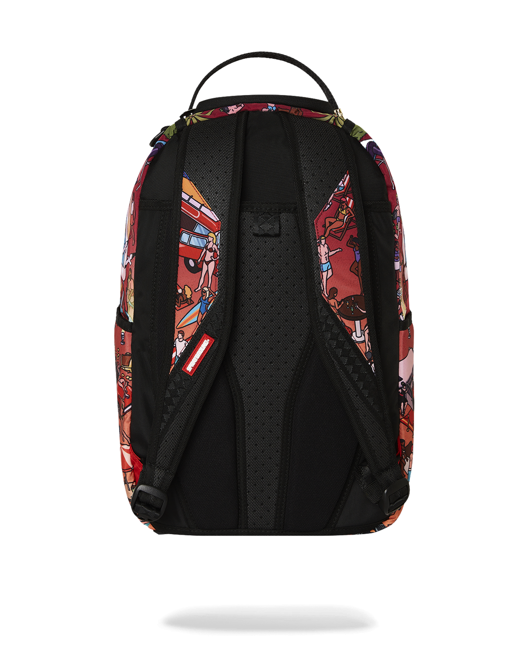 Deluxe backpack with ergonomic design and side pockets for convenience.