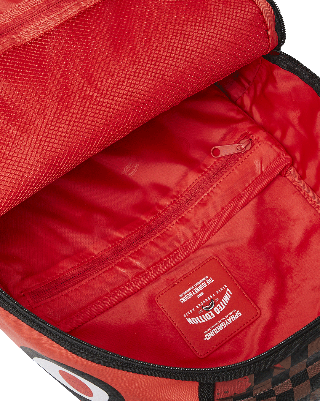 Side view demonstrating ergonomic mesh padding and adjustable straps