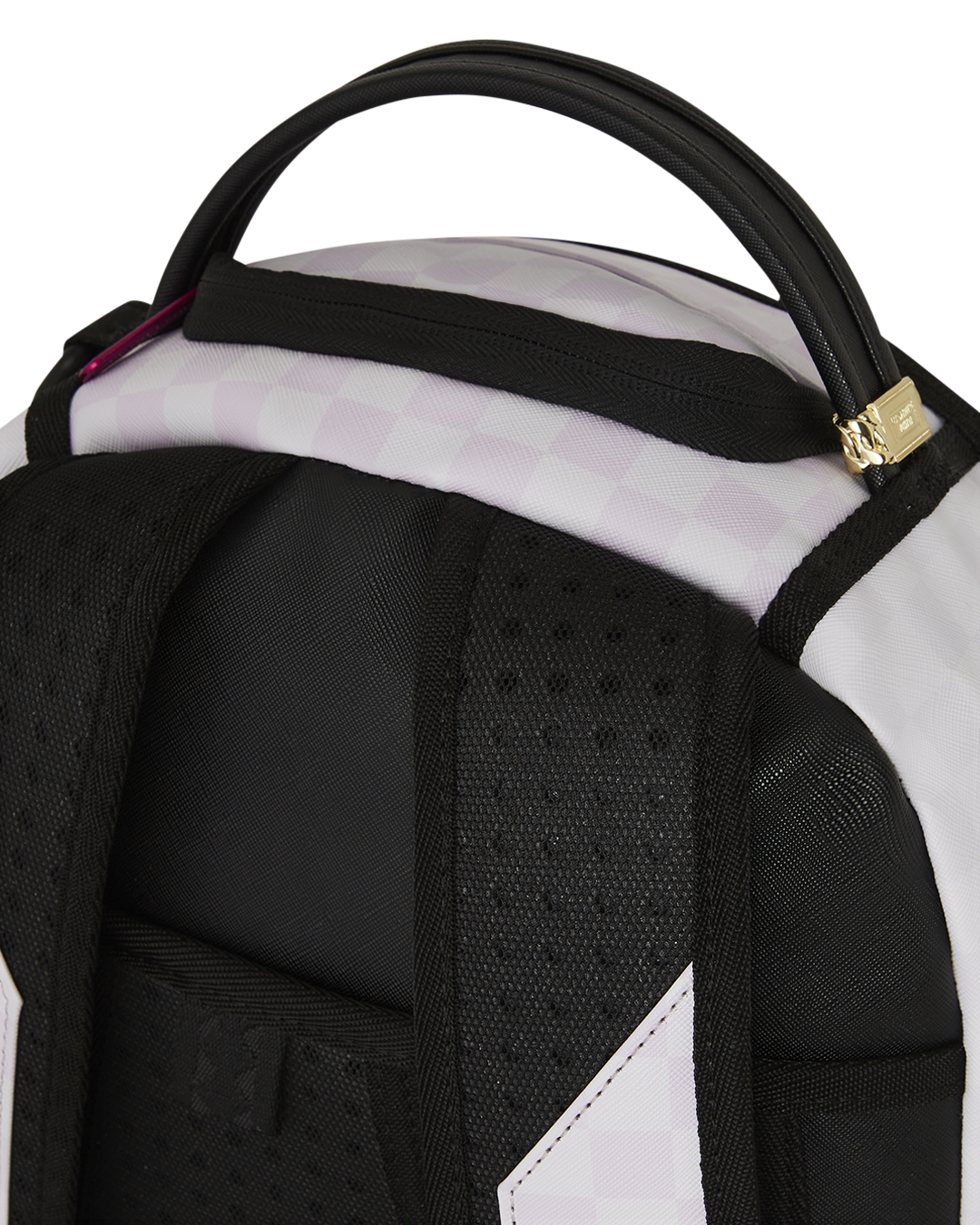 Designer backpack with front zipper pocket and side pockets, perfect for daily use