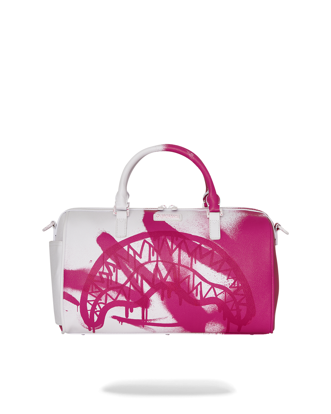 Front view of the Storm Chic Mini Duffle Bag showcasing its faux leather design.