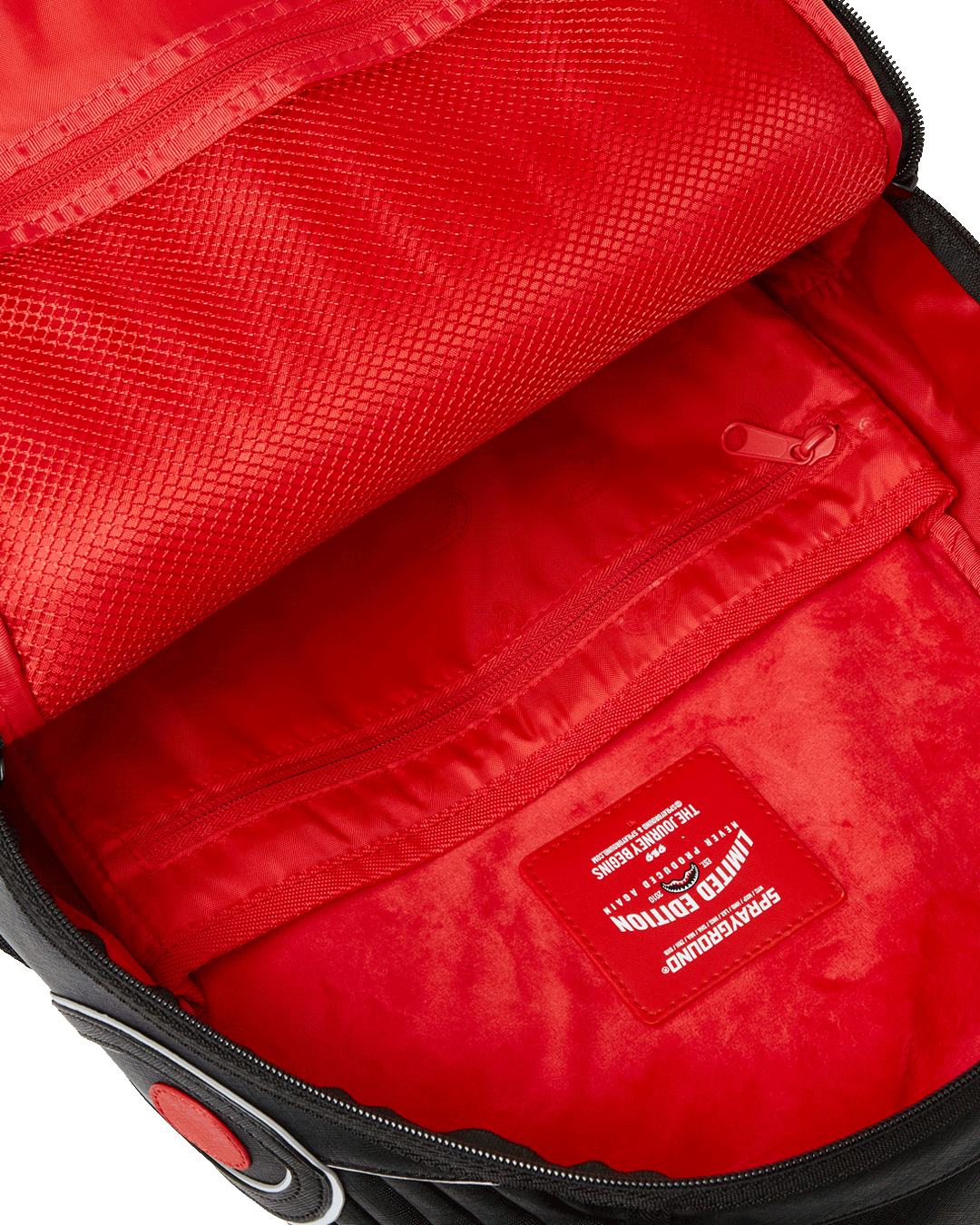 Side view showing side pockets and ergonomic straps for comfort