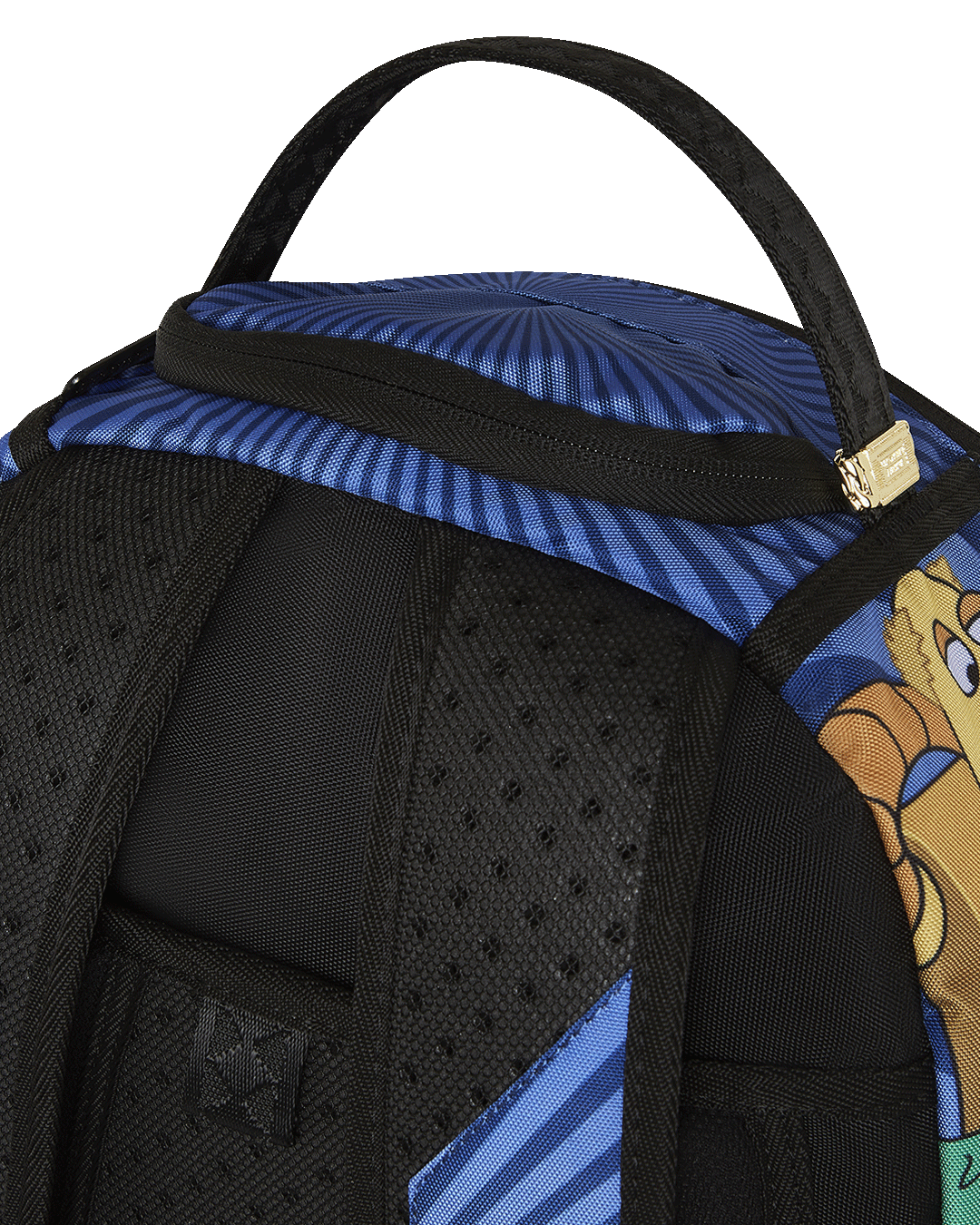 Futurama backpack worn by a professional woman in an urban setting