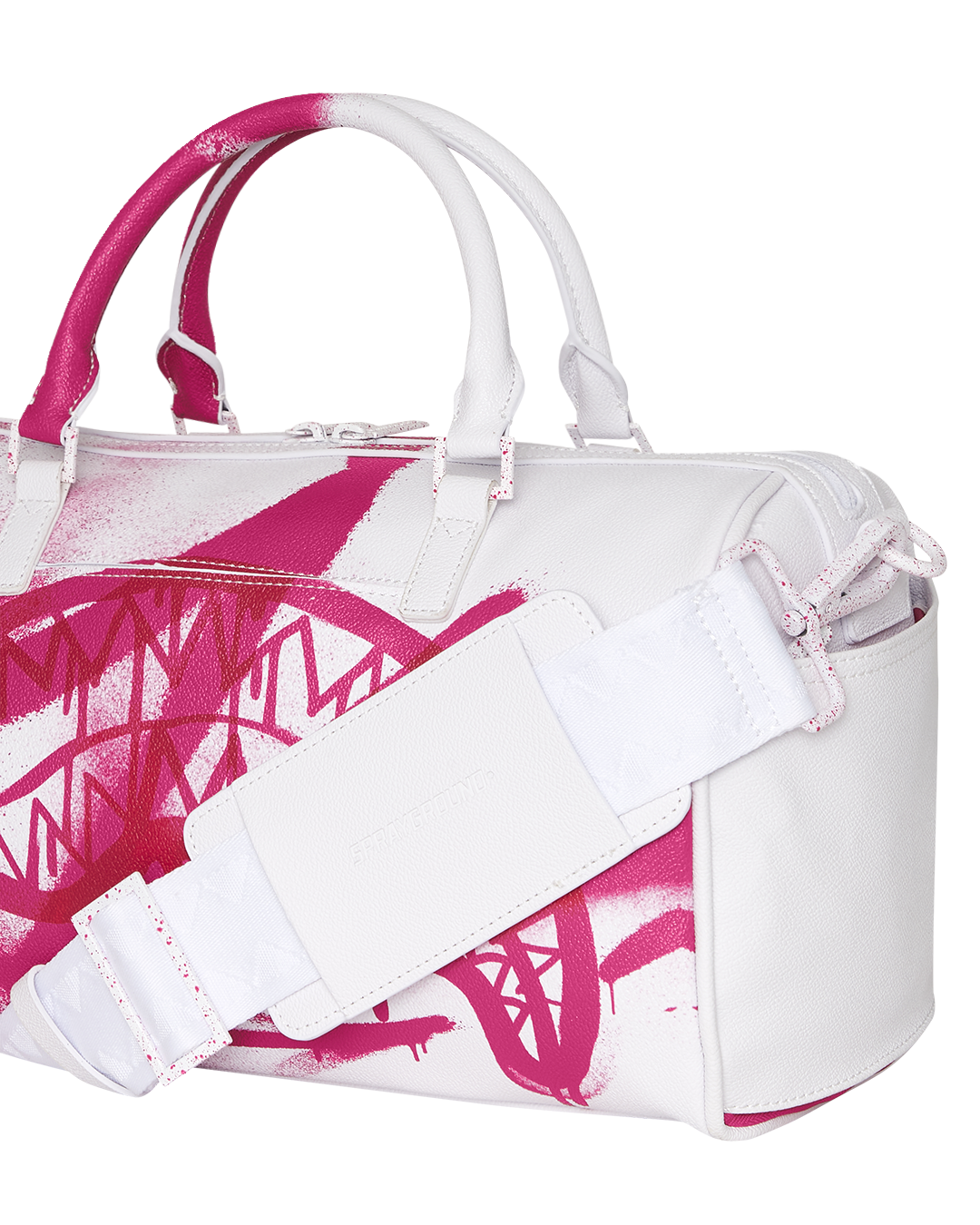 Interior view of the mini tote bag highlighting the zip pocket and spacious layout.