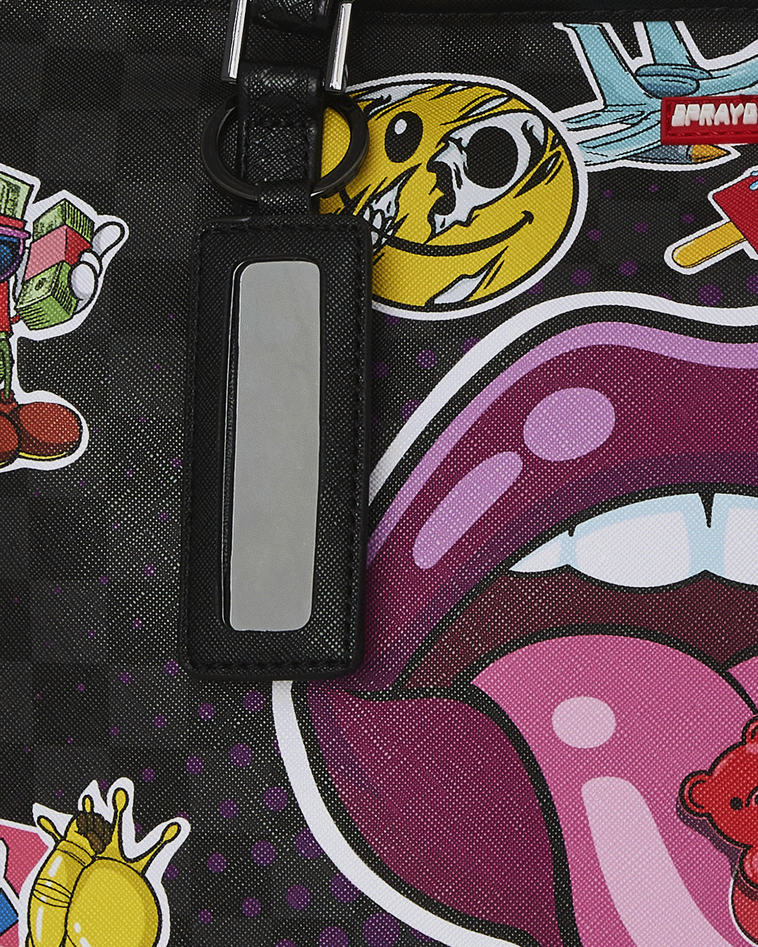 Sprayground Tasty Tote bag with printed design, ideal for shoulder or hand carry.