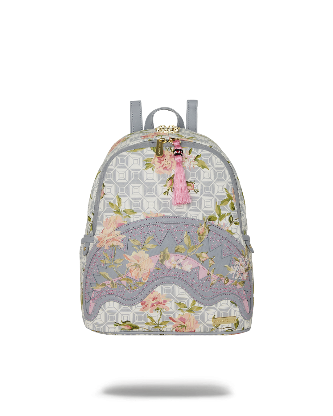 African Intelligence Savage Backpack side view, showcasing faux leather exterior and adjustable straps