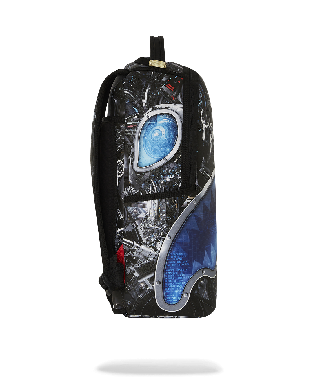 DLXR backpack side pockets and adjustable straps for custom sizing