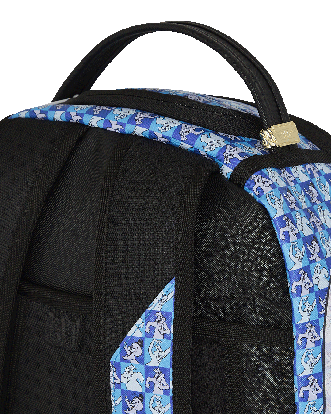 Front view of the Casper Clear Check backpack showcasing its sleek design.