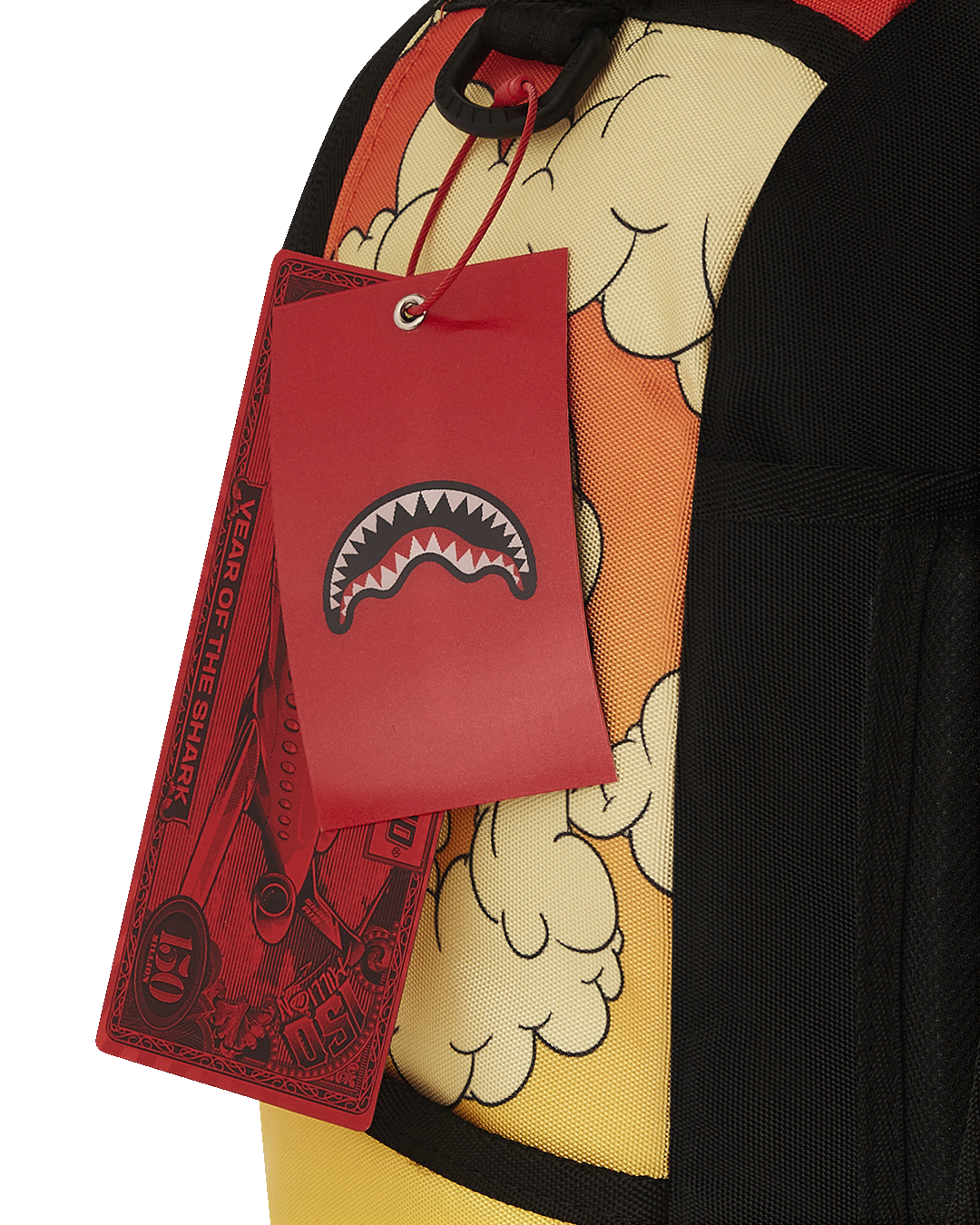 Front view of stylish travel backpack for women with multiple pockets