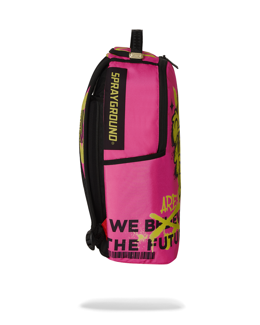 Interior of Future Flex Bear Travel Backpack showing laptop compartment and organizer pocket.