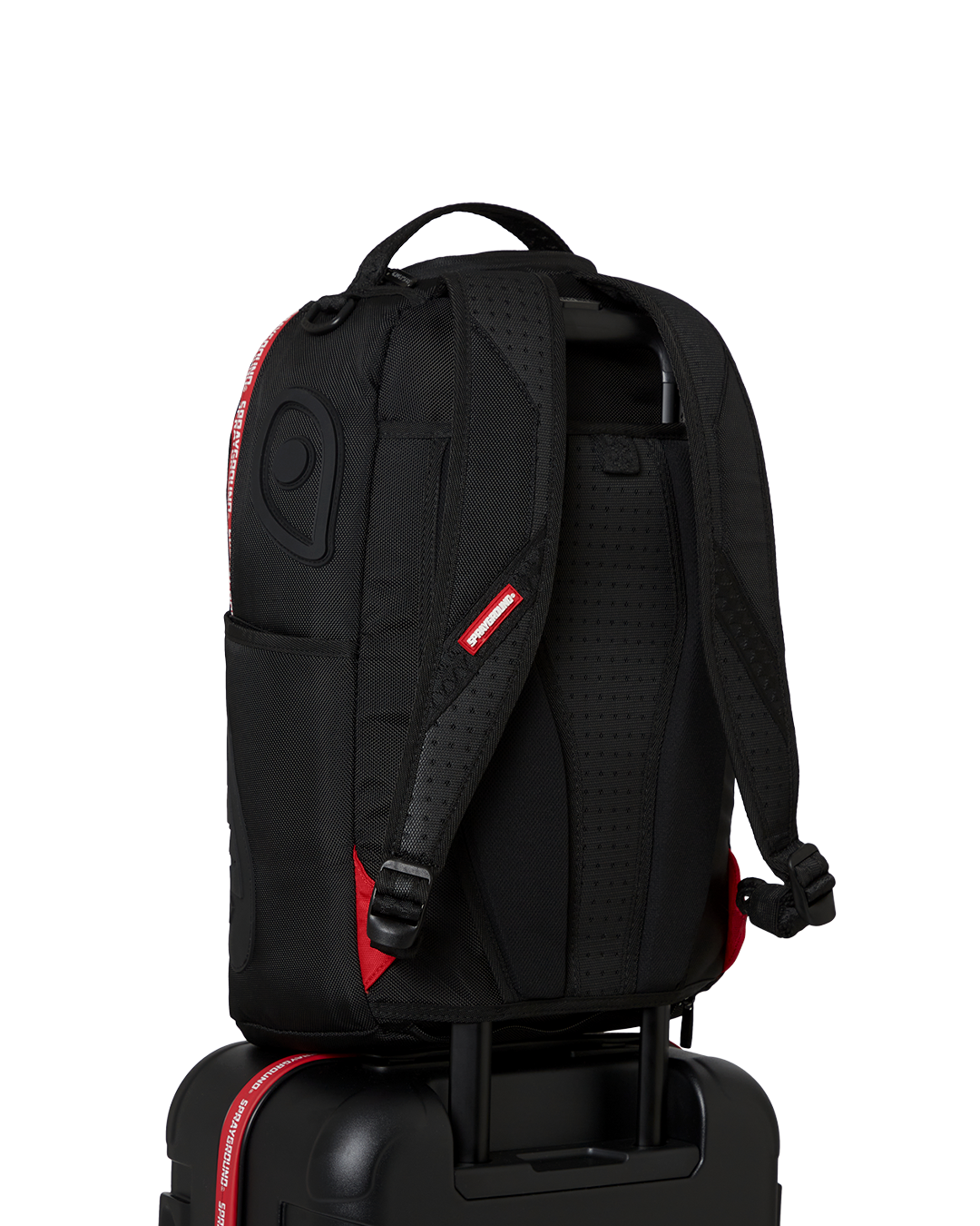Hero Sharkitecture carry-on luggage with durable polycarbonate shell and shark mouth embossing