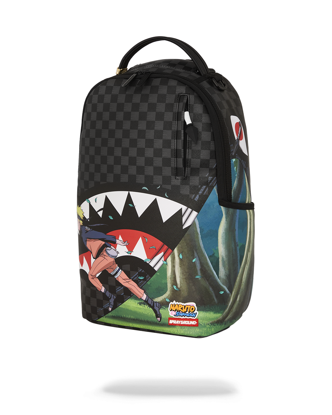 Backpack in use, showcasing ergonomic mesh back padding and adjustable straps