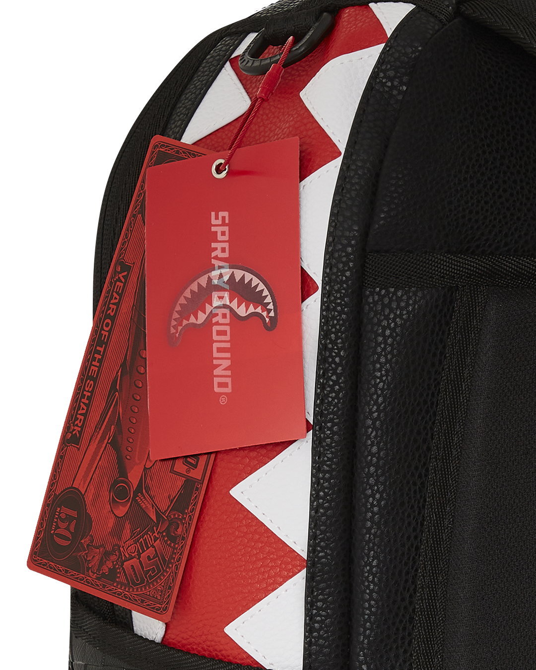 Back view of the stylish backpack showing ergonomic mesh padding and adjustable straps