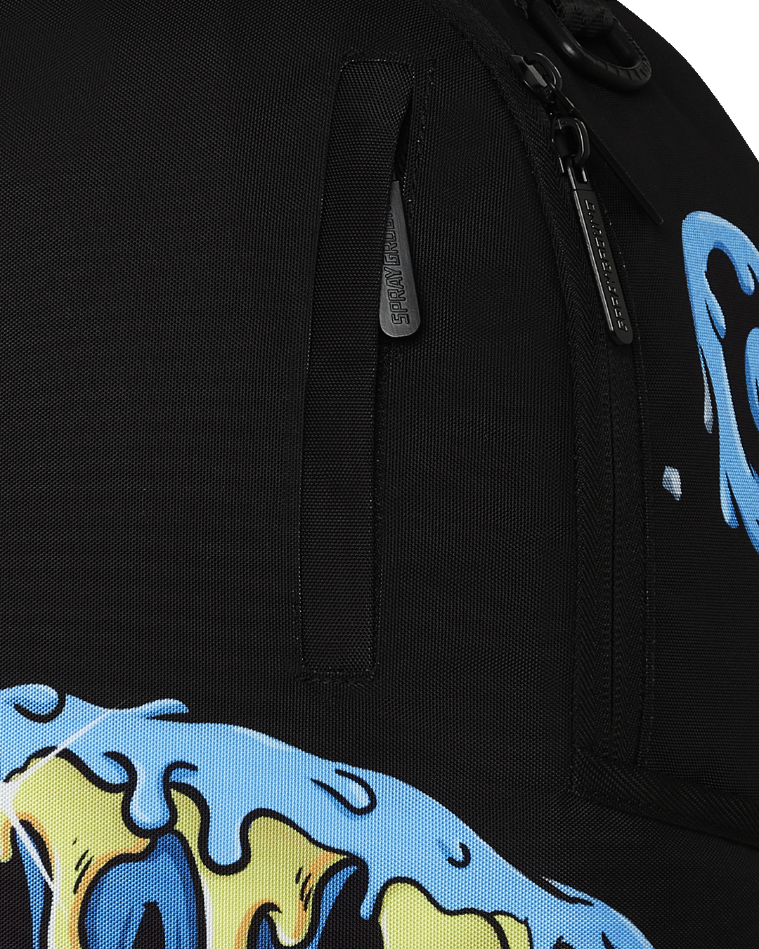 Back view of the backpack with ergonomic mesh padding and adjustable straps
