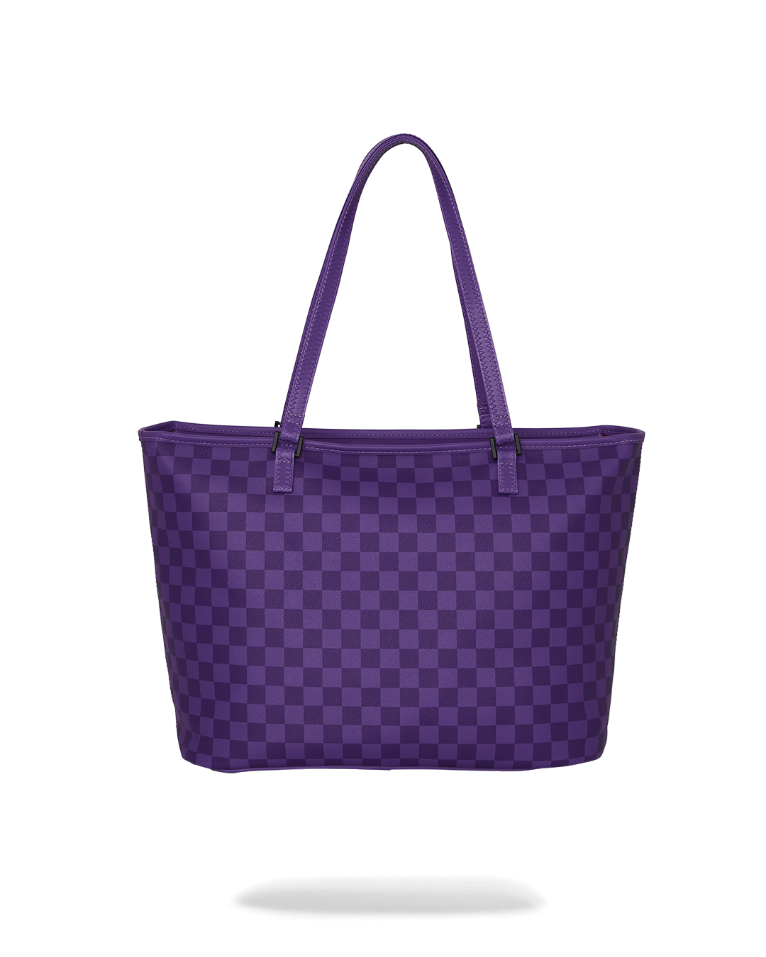 Sprayground Tote Bag open, revealing its large interior organizer pocket.