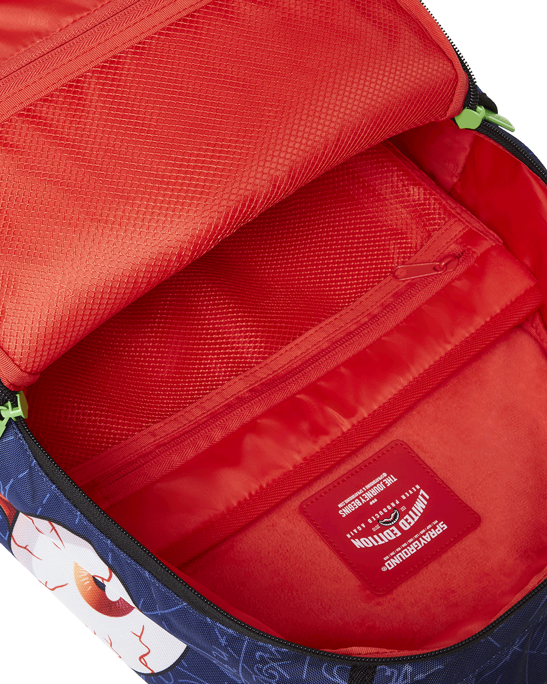 Sprayground DLXR backpack with multiple compartments and adjustable straps