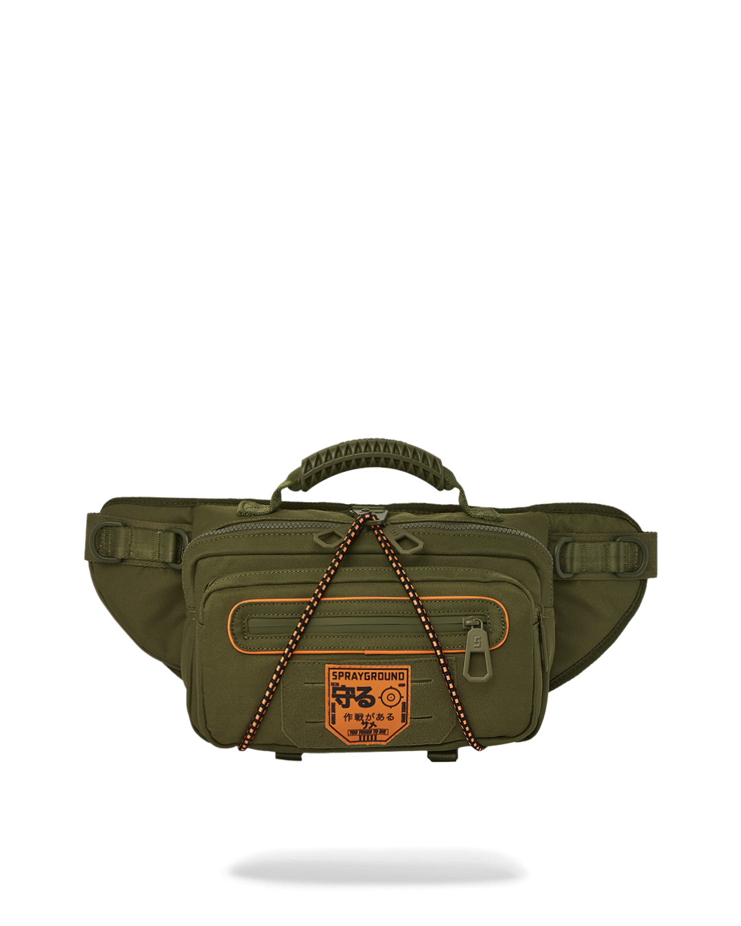 Tactical Cargo Crossbody Bag worn as a sling bag during a hike