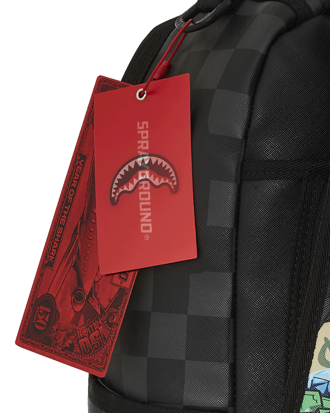 Richie Rich Deluxe faux leather laptop backpack with adjustable straps and ergonomic padding.