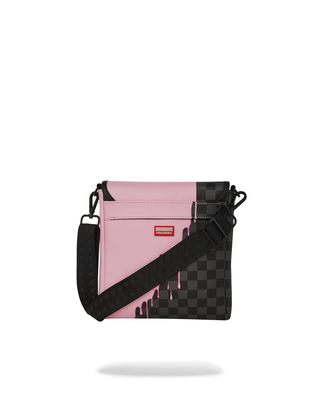 Side angle of the messenger bag highlighting adjustable crossbody strap