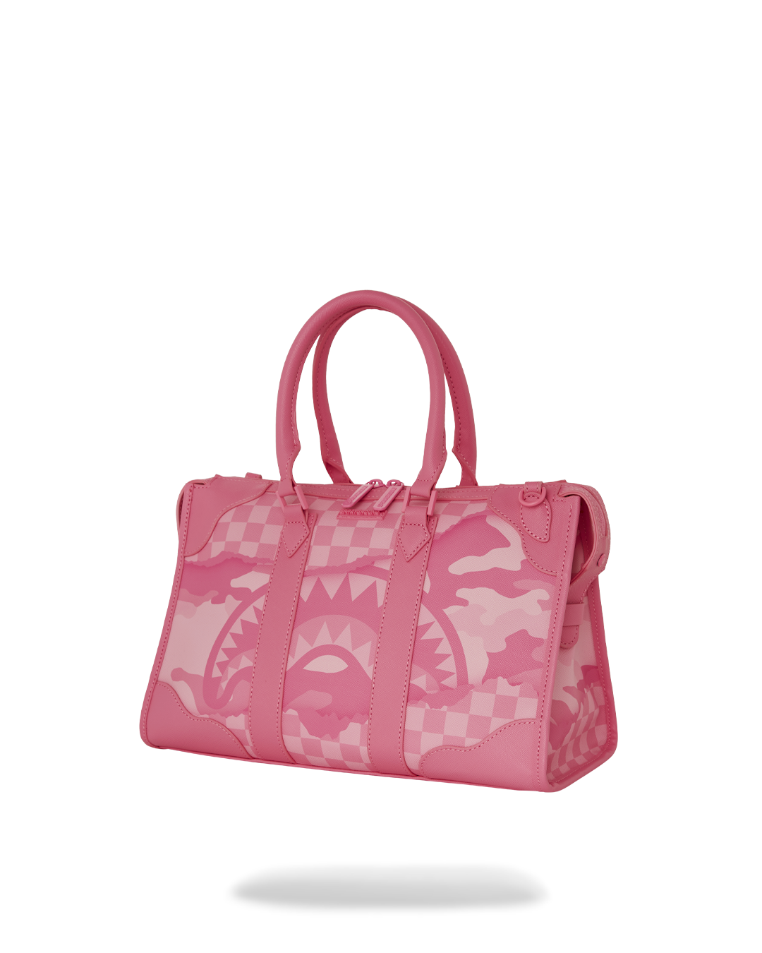 Interior shot showing zip pocket and water-resistant faux leather lining