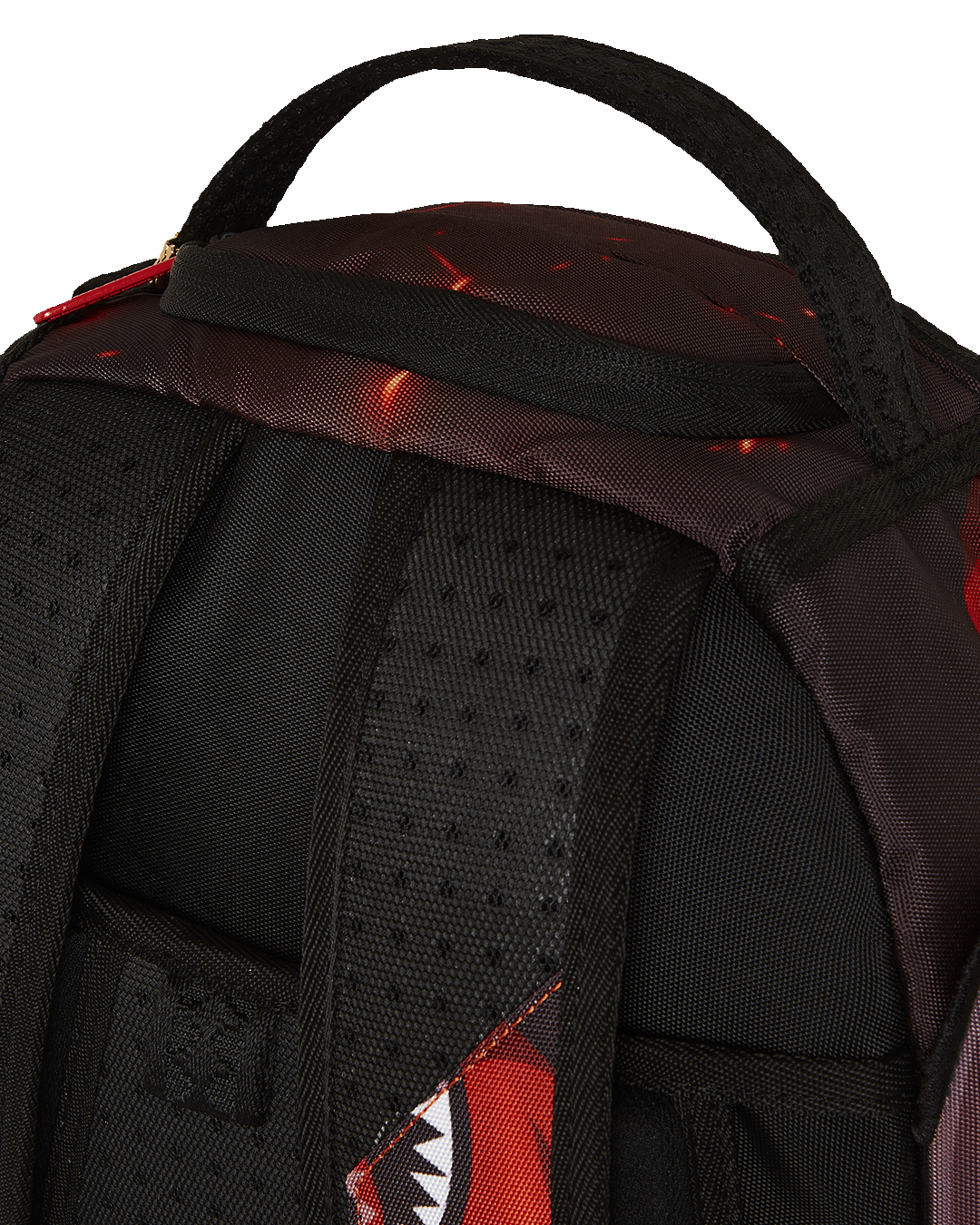 Luxury wing backpack with quilted stitching and adjustable straps