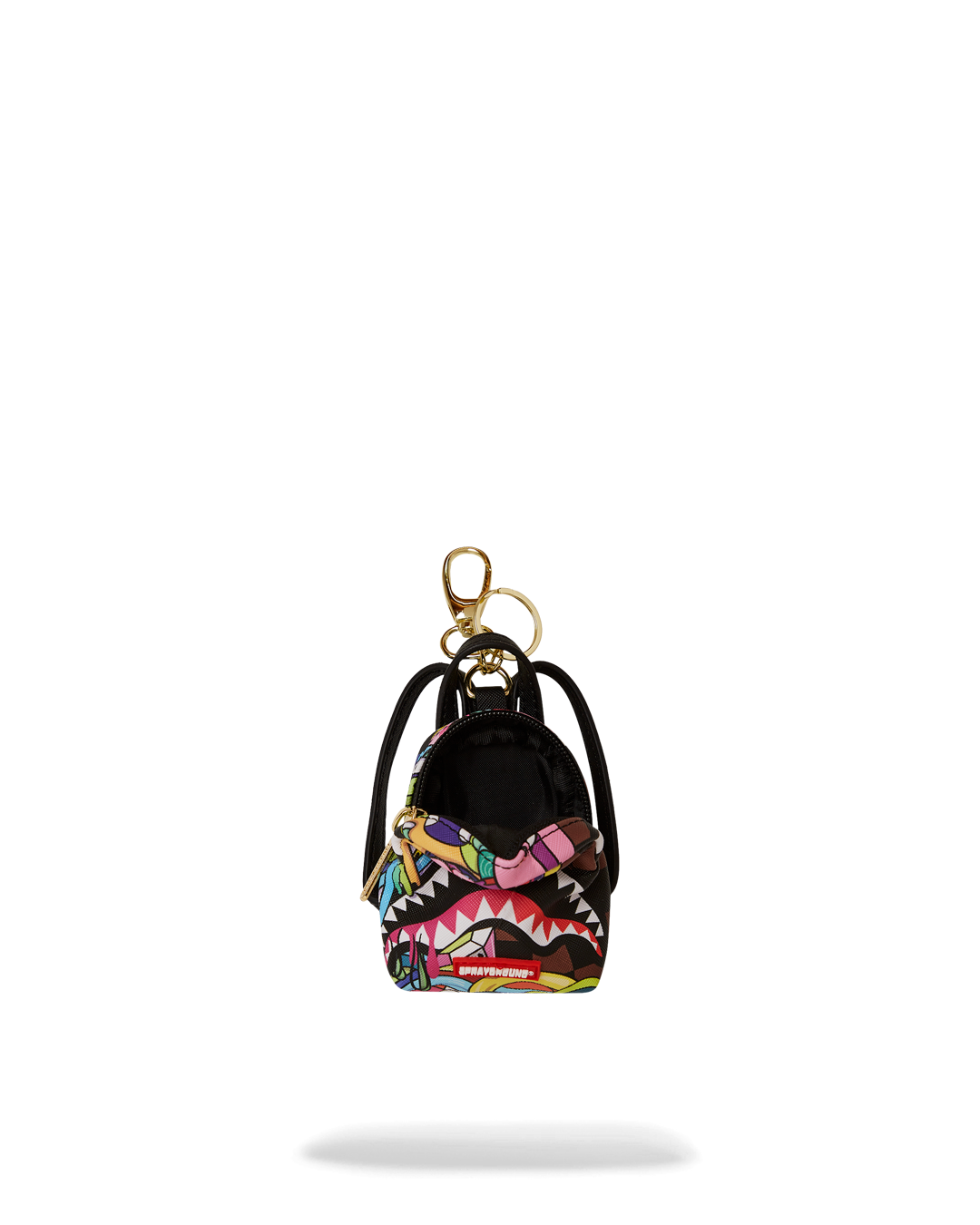 Close-up of the mini backpack purse, highlighting its durable design.