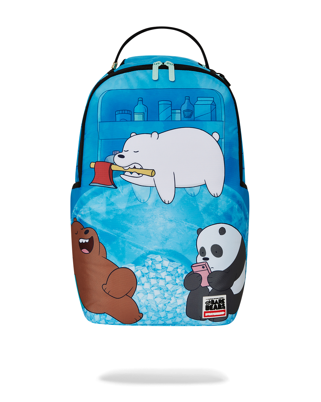 WE BARE BEARS Chillin' Backpack front view with multiple pockets