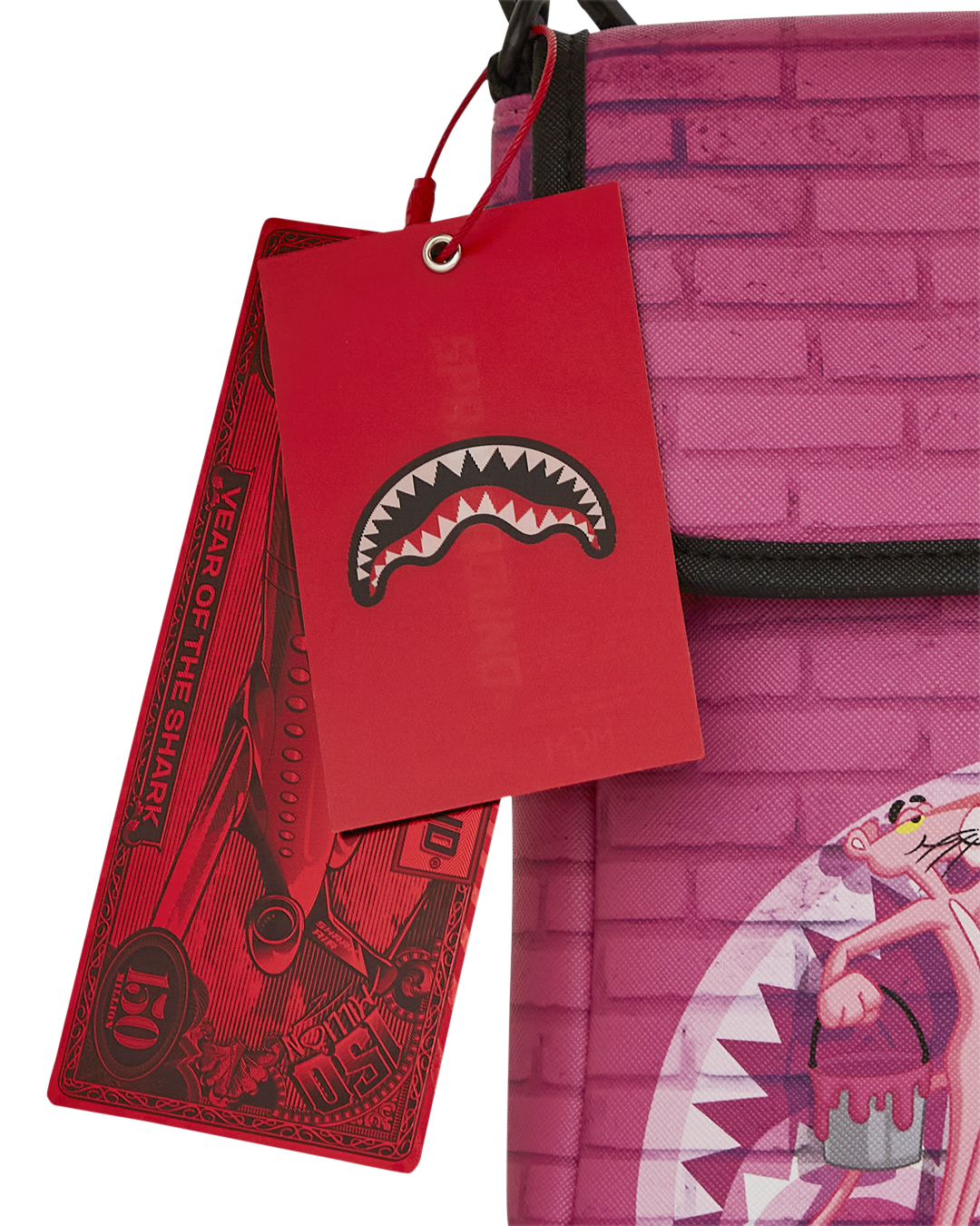 Side view of the messenger sling bag, highlighting its sleek design.