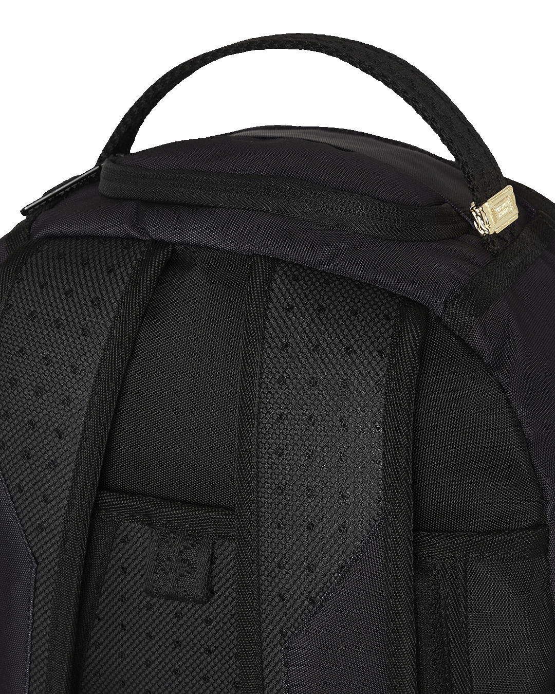 Squid Game collab backpack worn by a woman in urban setting, highlighting side pockets and ergonomic straps.