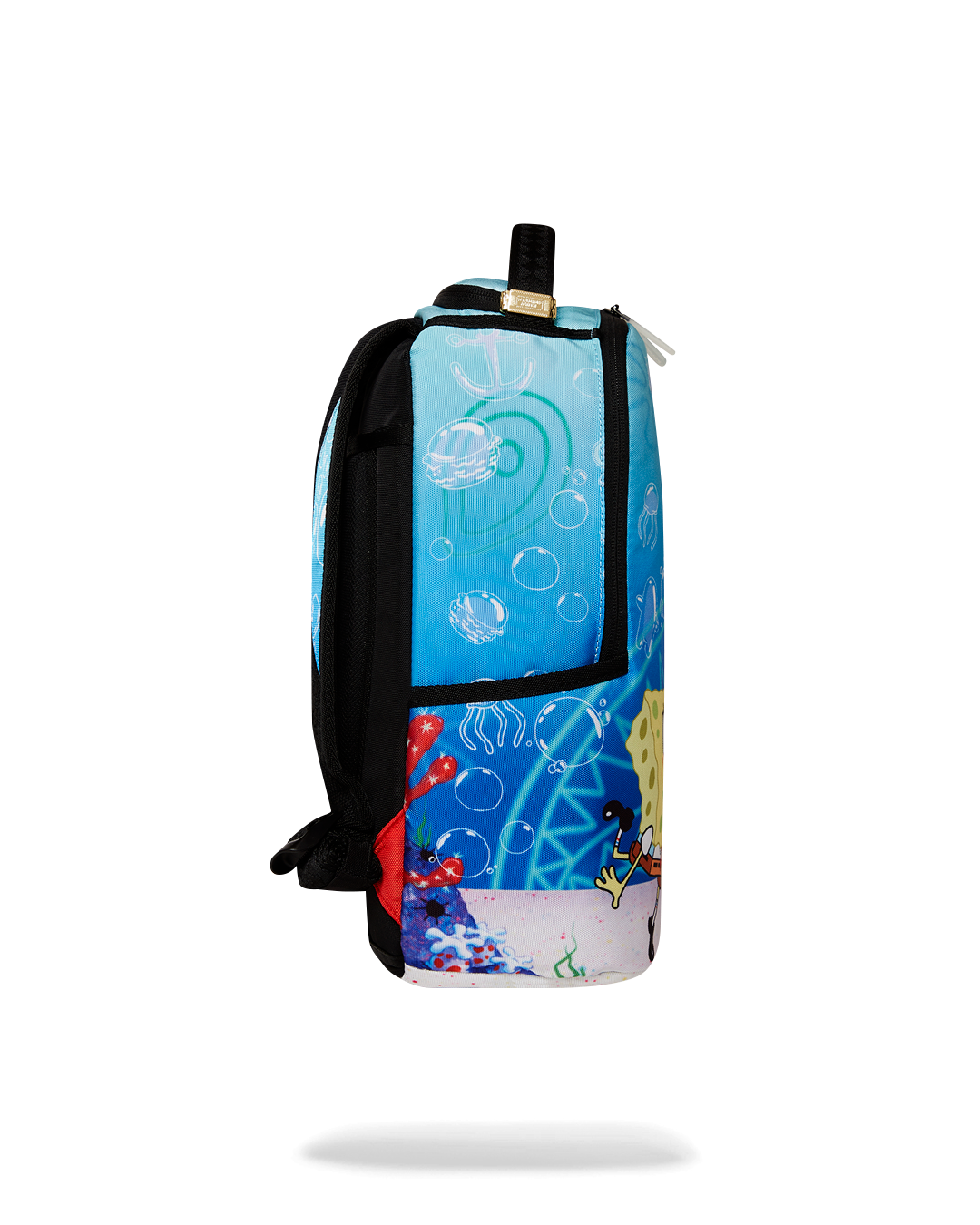 Interior view highlighting spacious compartments and water-resistant fabric