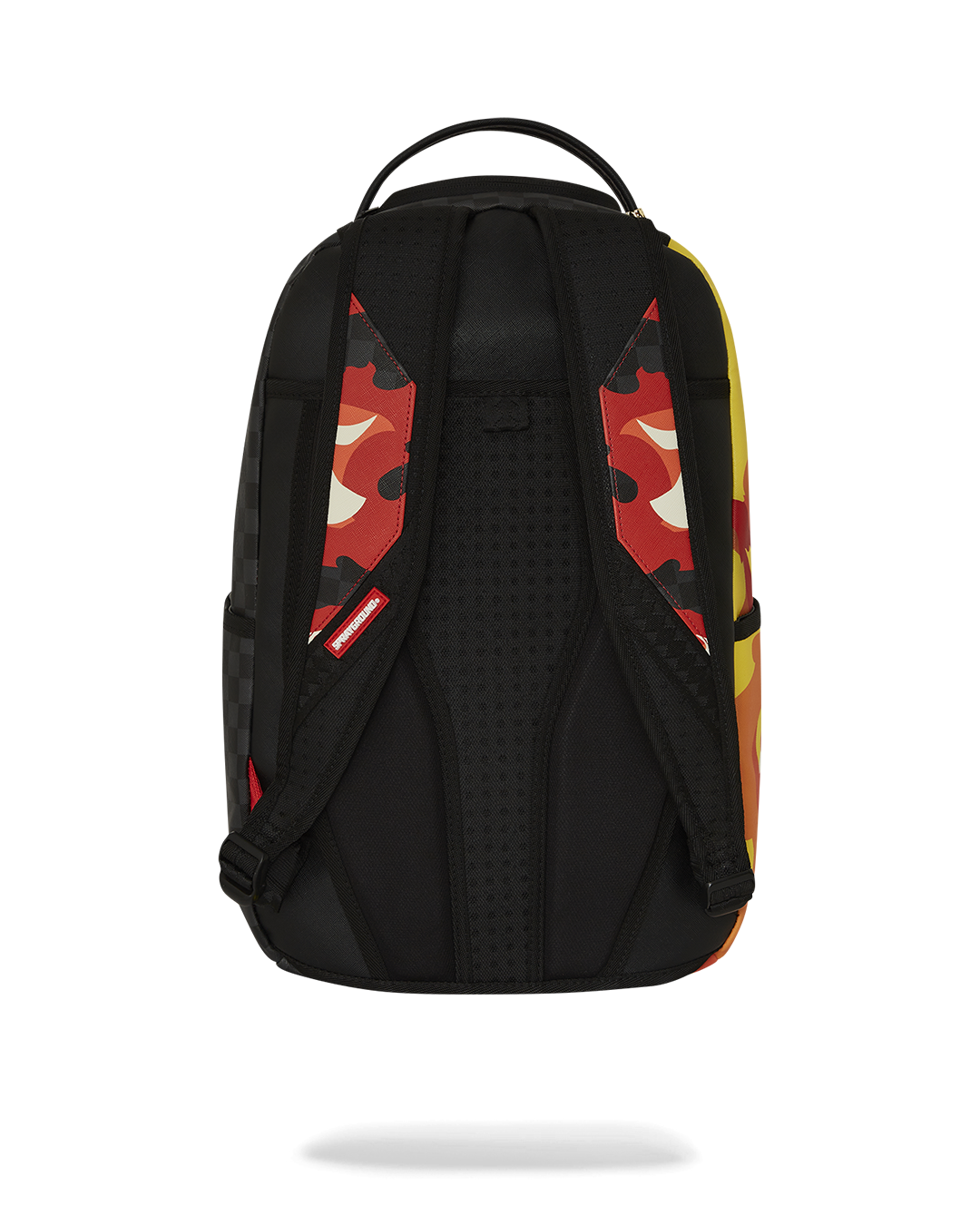 Ergonomic faux leather backpack with adjustable straps and multiple pockets