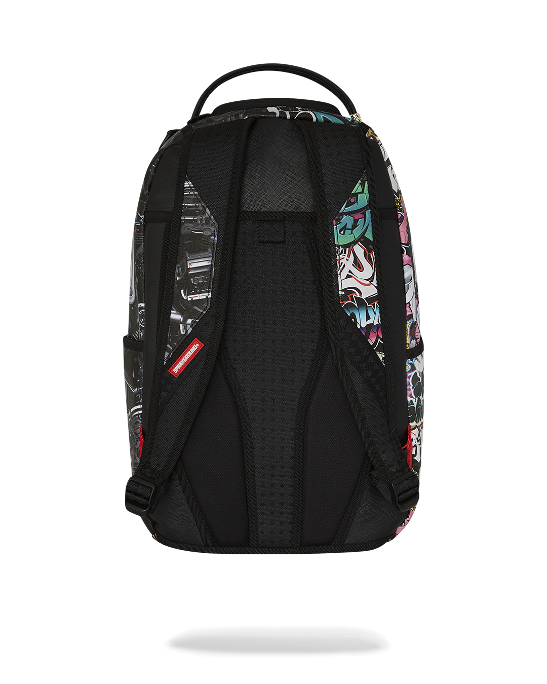 Backpack on a travelers shoulder at an airport, showcasing ergonomic design.