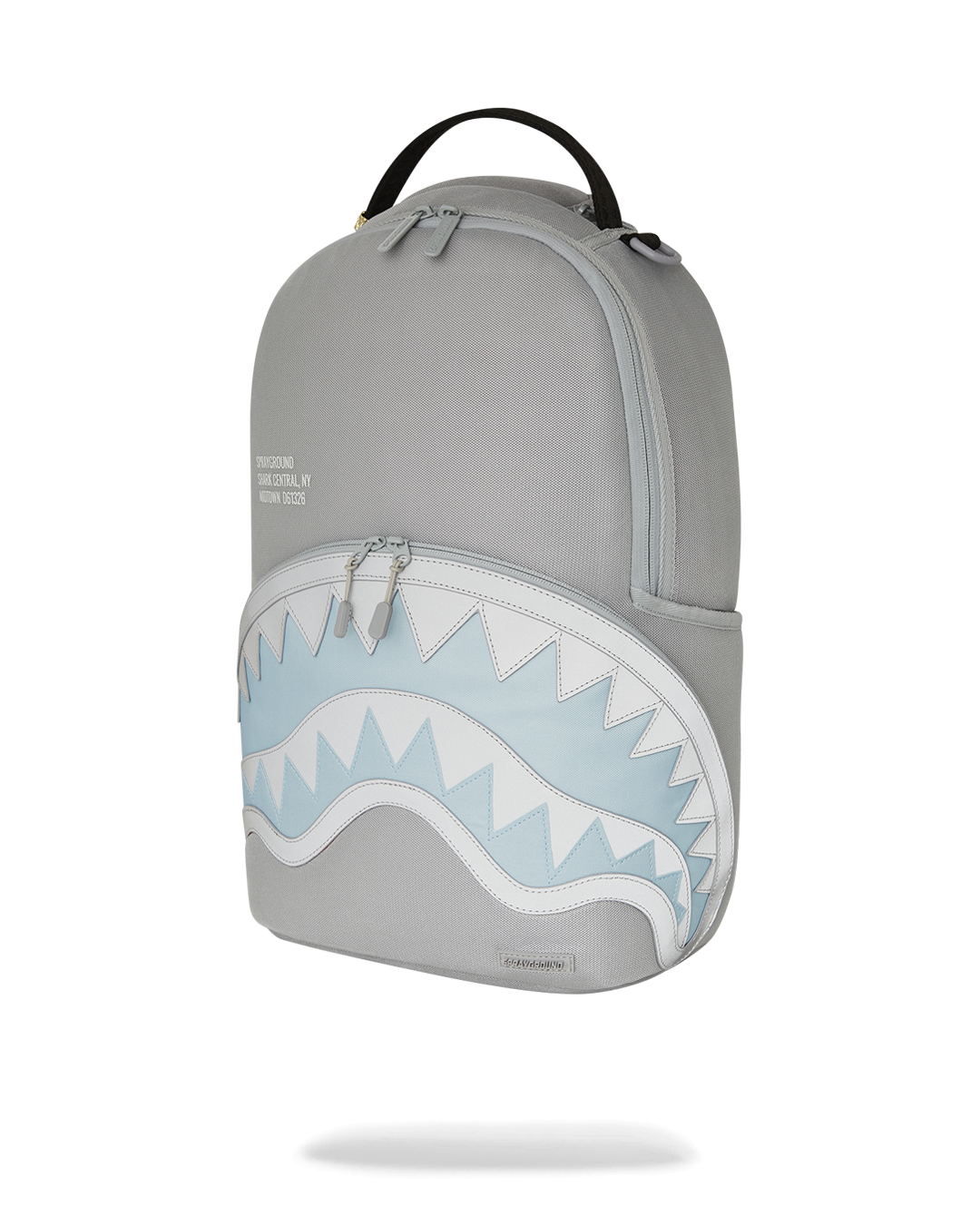 Close-up of the Shark Central Ice Mesh Backpacks ergonomic mesh back padding and adjustable straps for comfortable wear