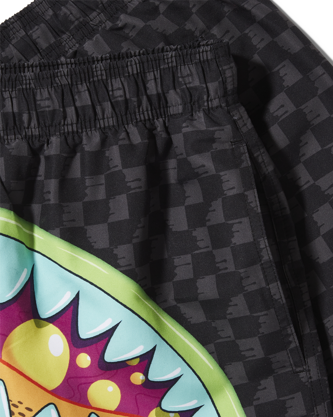 Mens swim shorts in black, perfect for pool swimming