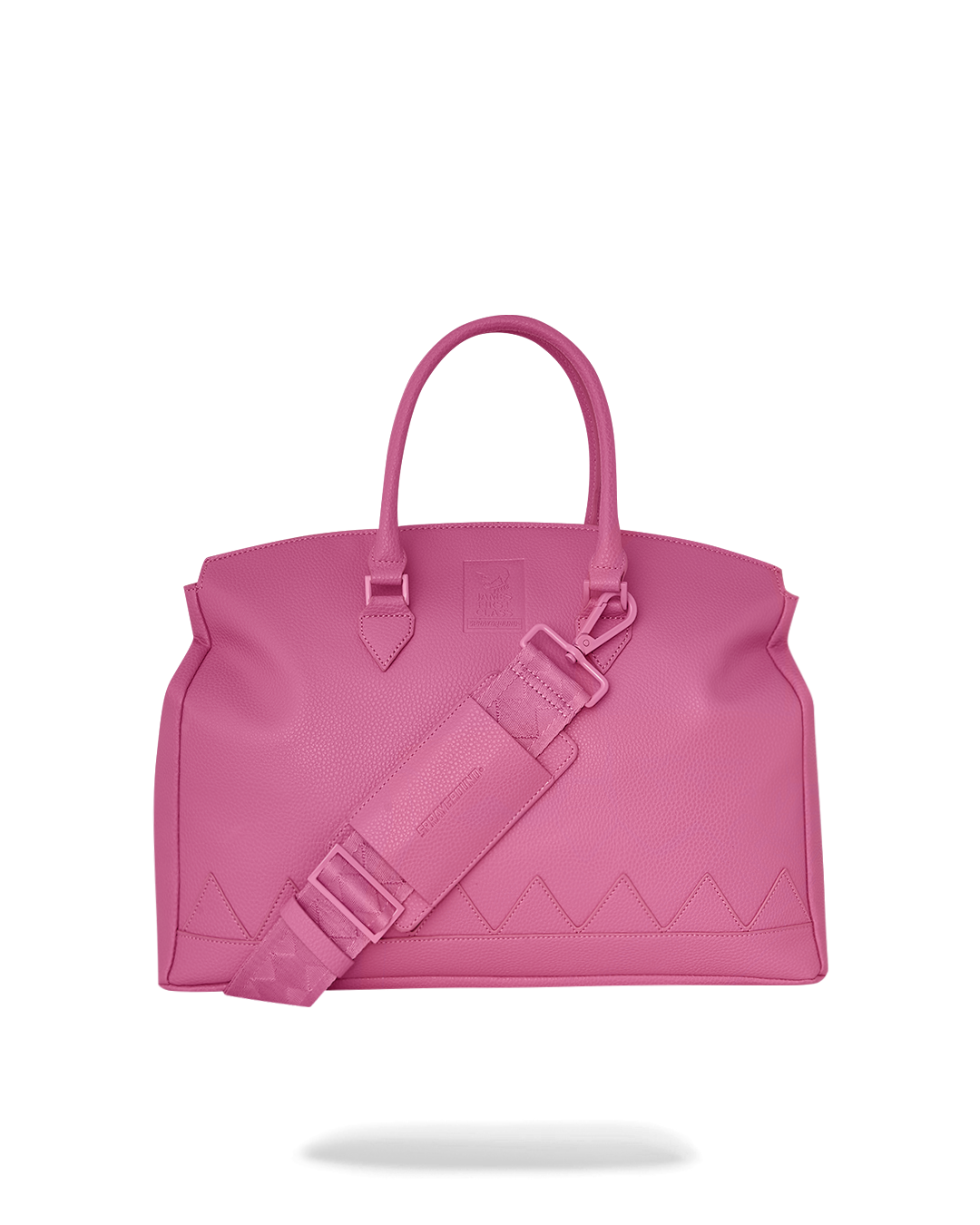 Interior view of First Class Handbag with zipper pocket.